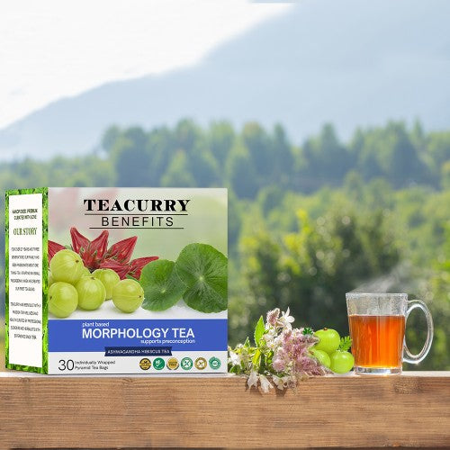 Teacurry morphology tea for men box top image