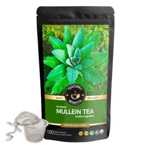 Mullen tea pouch with infuser