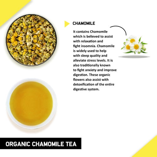 Organic chamomile tea ingredient image