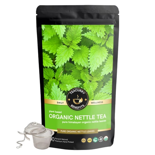 TEACURRY Organic Nettle Tea - Help with inflammation and soreness