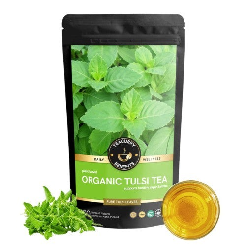 Teacurry Organic Tulsi Tea Loose Pouch