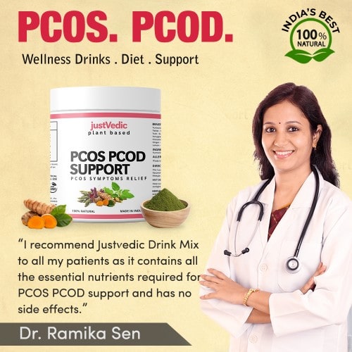 Justvedic PCOS PCOD Support  Approved By Doctor Ramika Sen