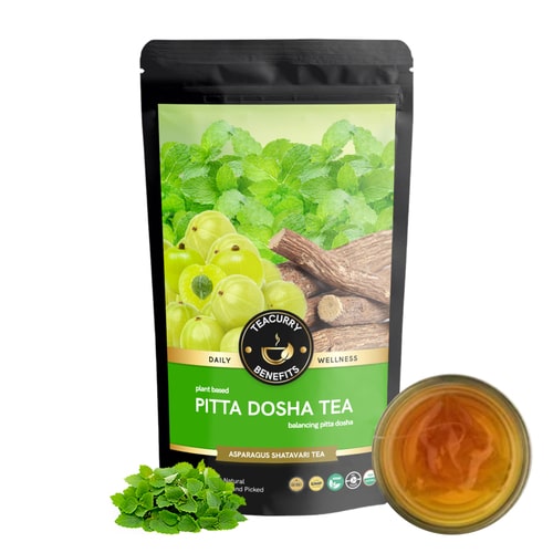 Pitta Dosha Tea – Promotes Equilibrium In Pitta Dosha, Alleviates Stress & Enhances Digestive well-Being