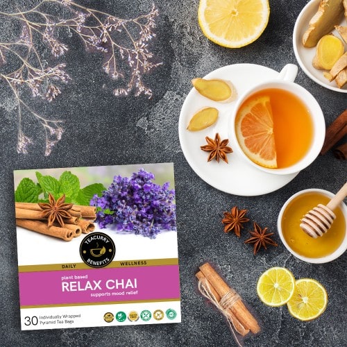 teacurry relax chai box top view image