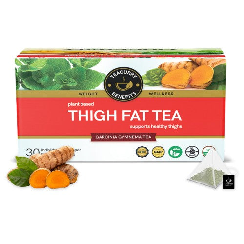 Teacurry Thigh Fat Tea Box - lose thigh fat - thigh fat removal tea - reduce thigh fat tea