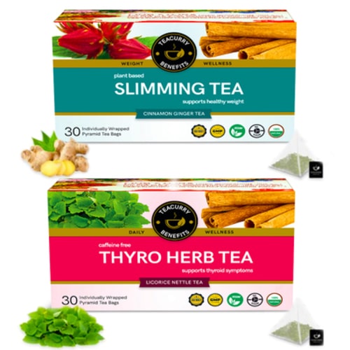 Slimming tea and thyro herb tea combo box image
