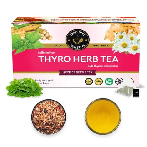 Thyroid Support Tea - Thyro Herb Tea  - Support Thyroid Hormones (TSH, T3, T4), Manage Weight
