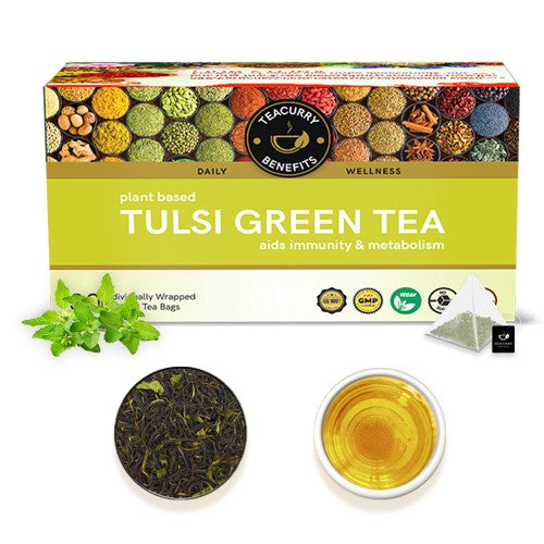 Teacurry Tulsi Green Tea Box