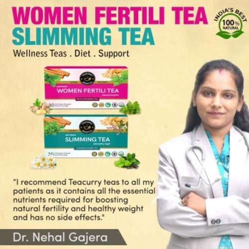Women fertility tea Slimming tea Recommended by Dr. Nehal Gajera
