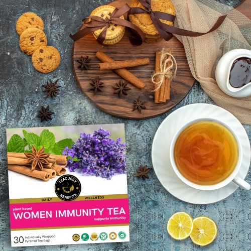 teacurry women immunity tea top view