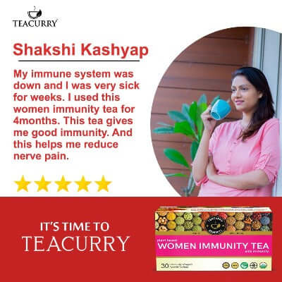 Teacurry Women Immunity Tea Customer Review Image
